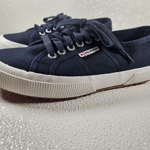 Superga blue size 39 1/2 sneakers.